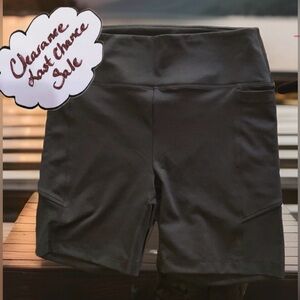 PINK by Victoria’s Secret Women's Small Black Bicycle Shorts With Pockets